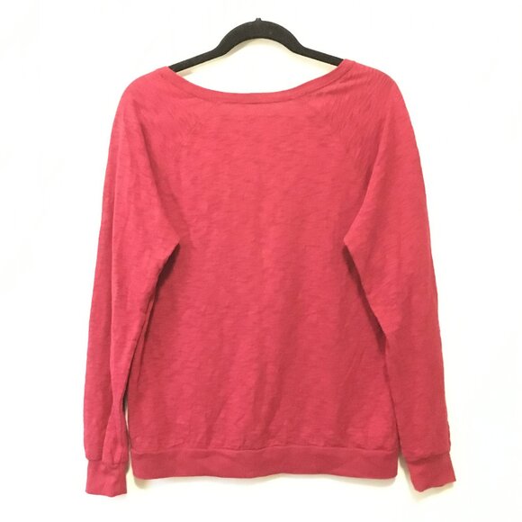 Iconic Disney Mickey Mouse Zebra Print Sequin Crimson Pullover - Picture 4 of 15